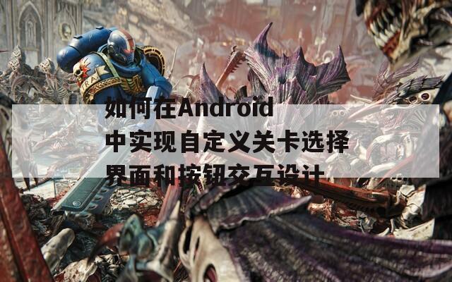 如何在Android中實現(xiàn)自定義關(guān)卡選擇界面和按鈕交互設(shè)計