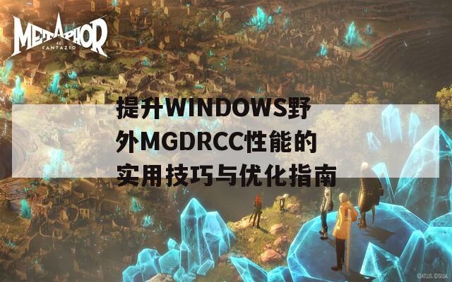 提升WINDOWS野外MGDRCC性能的實用技巧與優(yōu)化指南